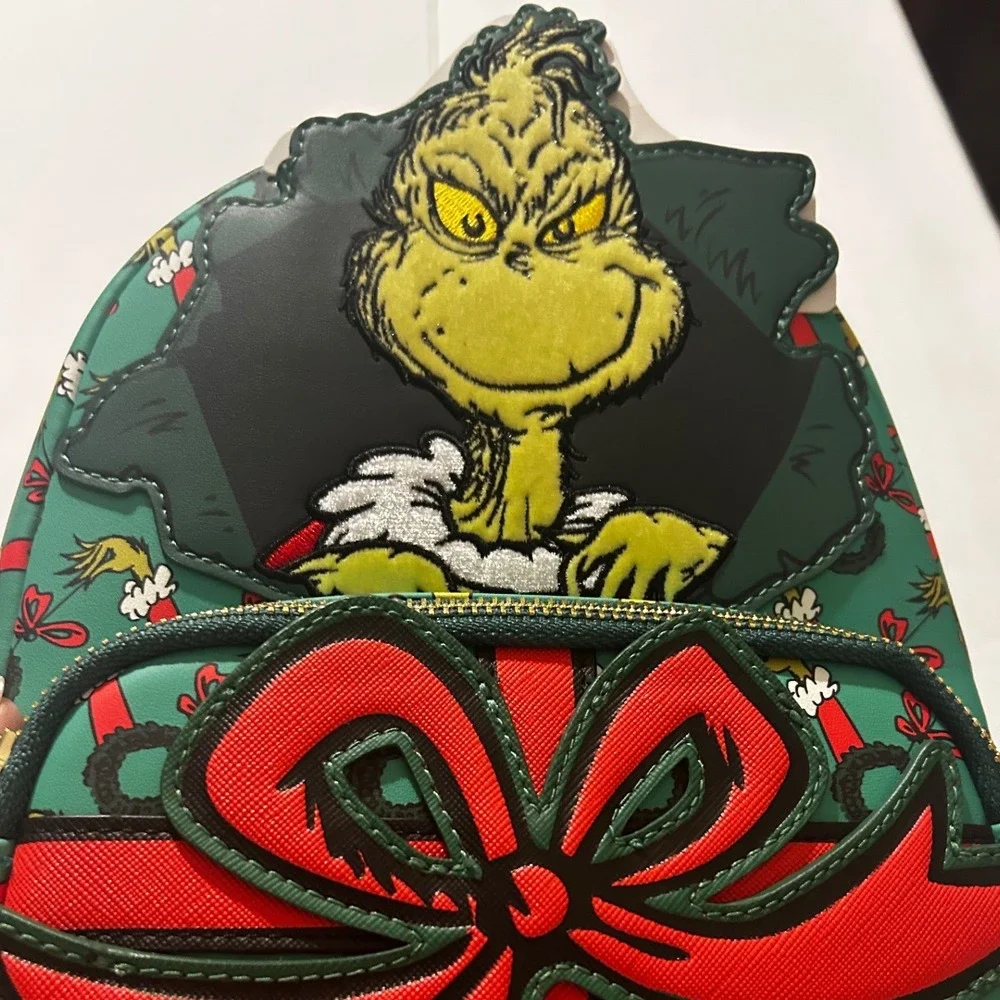 Loungefly Dr Seuss The Grinch Mini Backpack Entertainment Earth Exclusive